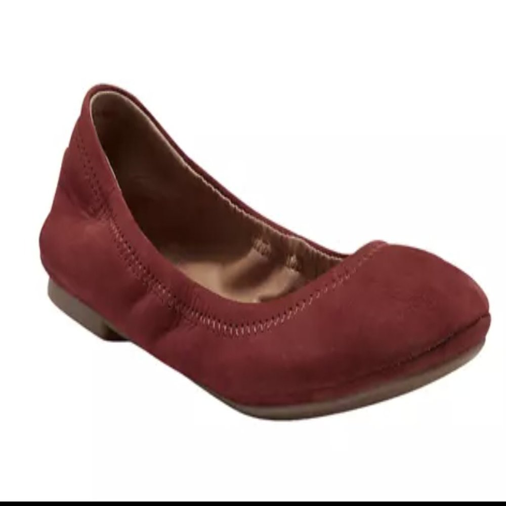 NEW! Lucky Brand Emmie Suede Leather Ballet Flats